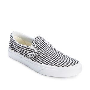 gingham checkered vans
